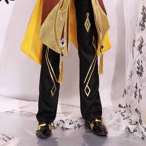 Genshin Impact Morax Zhongli high matching version Zhongli cos clothes matching shoes