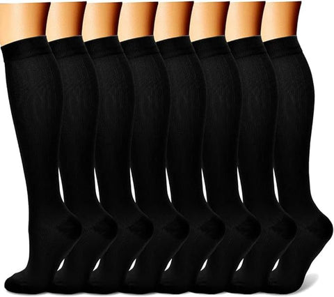 Calf socks, pressure socks, elastic socks, sports cycling, running, yoga socks, men's long tube compression socks, women's socks