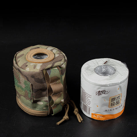 Velcro MOLLE Webbing Paper Towel Quick Draw Paper Roll Paper Storage Bag