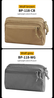 WoSportT Lightweight Horizontal GP Bag Molle Storage Bag Accessory Multifunctional Equipment Sundry Tool Bag