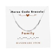 Morse code necklace alphanumeric couple personalized collarbone chain necklace