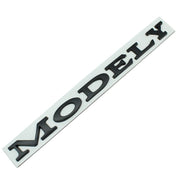 Suitable for Tesla Model 3/Y modified metal rear badge MODELY red letter car badge sticker