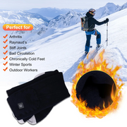 Winter Electric Heating Socks With Battery Box Rechargeable Anti-Cold Men Thermal Heated Foot Warmer Outdoor Camping Ski Sports