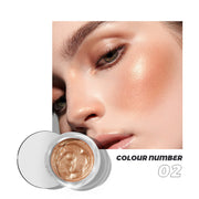 Pudaier 10-color liquid blush eyeshadow brightens lips and cheeks to contour naturally with fine glitter highlights