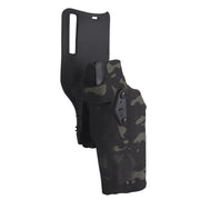 6354DO Left - handed Tactical Pistol Glock 17 Holster with X300U - A QLS Adapter, Leg Shroud, Drop, and MHA Leg Strap Kit