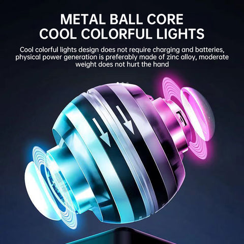 Auto-Counter Gyro Ball, a wrist exerciser with LED. Also named Wrist Power Gyro Ball, it builds arm strength for workouts.