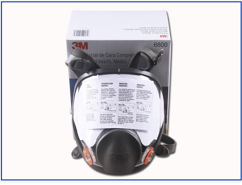 3M Mask 6800 Full Face Protective Mask Anti Paint Spray Odor Anti Industrial Dust Gas Mask