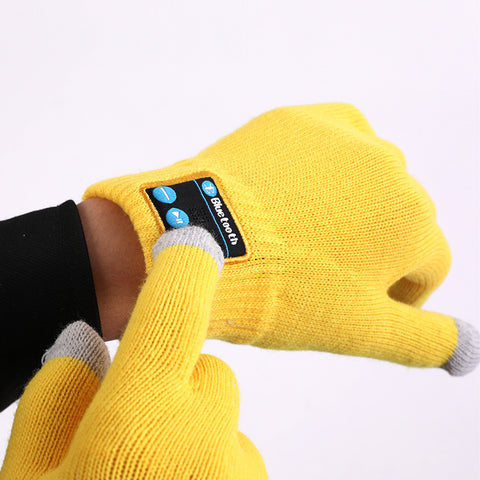 Winter Wireless Bluetooth Gloves Built-In Touch Screen Stereo Speakers Cycling Outdoor Gloves