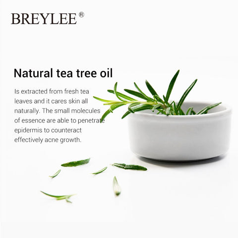 BREYLEE Acne Treatment Face Serum Mask Anti Acne Pimple Scar Remover Moisturizing Whitening Skin Care Facial Essence Cream 17ml