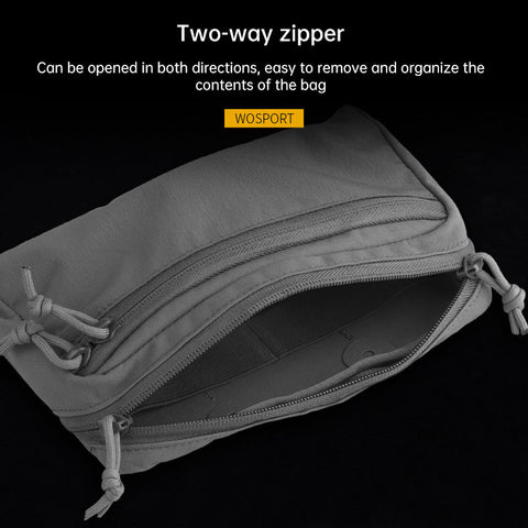 WoSportT Lightweight Horizontal GP Bag Molle Storage Bag Accessory Multifunctional Equipment Sundry Tool Bag