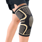 Sports knee pads moisture wicking deodorizing copper ion knee pads basketball hiking running copper fiber knee pads