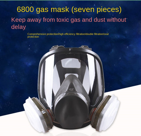 3M Mask 6800 Full Face Protective Mask Anti Paint Spray Odor Anti Industrial Dust Gas Mask