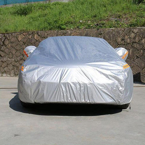 Kayme waterproof car covers outdoor sun protection cover for car reflector dust rain snow protective suv sedan hatchback full s