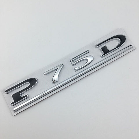 Applicable to Tesla car sticker MODEL3MODELS MODELX P75D P85D P90D P100D logo