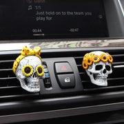 Ghost Head Set Aromatherapy Resin Plugin Car Aromatherapy Decoration