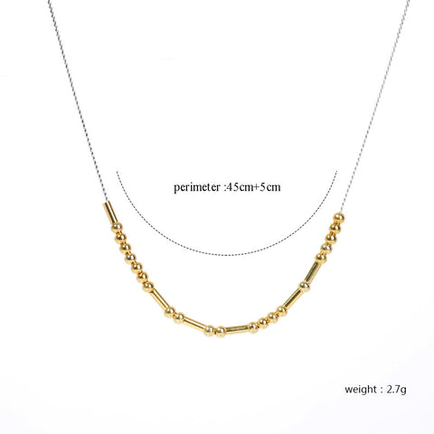 Morse code necklace alphanumeric couple personalized collarbone chain necklace