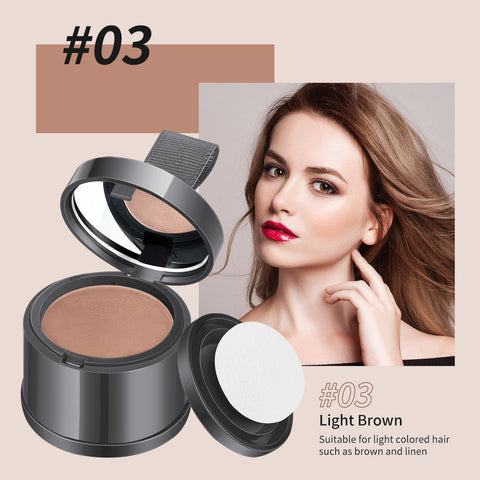 Hairline powder contouring shadow filling forehead hair replacement artifact waterproof and sweat-proof