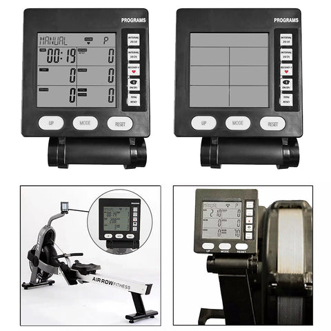 New multifunctional rowing machine counter, durable, easy to install, suitable for office and hotel workouts.