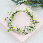 Flower garland headwear handmade daisy sky star vine flower crown wedding flower girl bridesmaid photo hair accessory girl