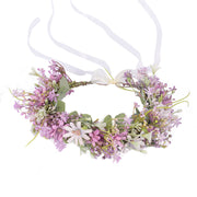 Forest women's floral wreath fresh little daisy princess sweet headband spring photo headband