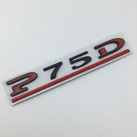 Applicable to Tesla car sticker MODEL3MODELS MODELX P75D P85D P90D P100D logo