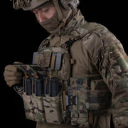 Tactical Phone Pouch, Molle, for Airsoft, Camping, Hunting. Foldable, for Phone & Map.