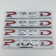 Applicable to Tesla car sticker MODEL3MODELS MODELX P75D P85D P90D P100D logo