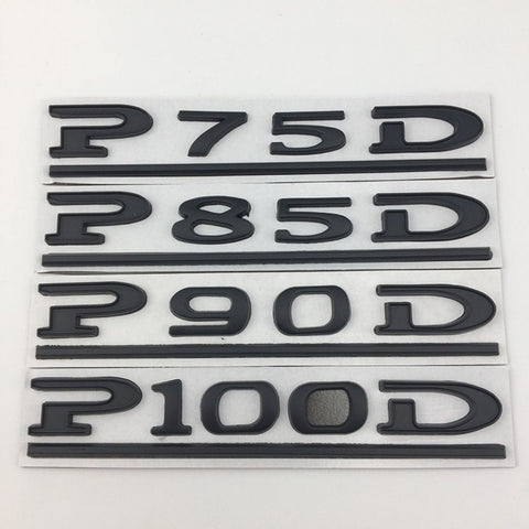 Applicable to Tesla car sticker MODEL3MODELS MODELX P75D P85D P90D P100D logo