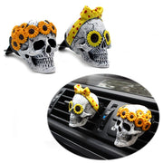 Ghost Head Set Aromatherapy Resin Plugin Car Aromatherapy Decoration