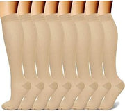 Calf socks, pressure socks, elastic socks, sports cycling, running, yoga socks, men's long tube compression socks, women's socks