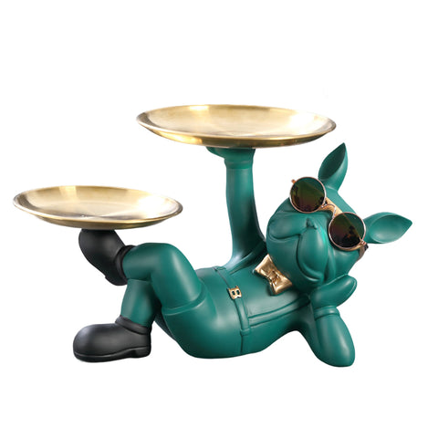 Cute French Bulldog Resin Figurine, Perfect for Table Decoration