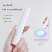 One line spotlight nail lamp LED light fast drying nail baking lamp Small portable mini nail phototherapy lamp