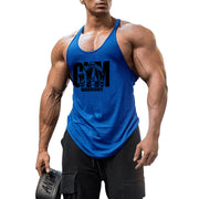 Cotton fitness vest GYM WARRIORS sport deep digging thin shoulder strap shirt