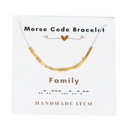 Morse code necklace alphanumeric couple personalized collarbone chain necklace