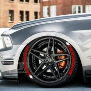 【 Font Set 】 Car Tire Stickers Tire Letter Stickers English Letter 3D Stereoscopic Stickers