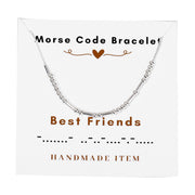 Morse code necklace alphanumeric couple personalized collarbone chain necklace