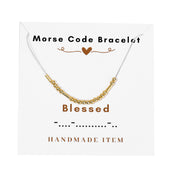 Morse code necklace alphanumeric couple personalized collarbone chain necklace