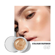 Pudaier 10-color liquid blush eyeshadow brightens lips and cheeks to contour naturally with fine glitter highlights