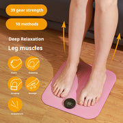 The Latest Remote Control With Patch Ems Tens Smart Shiatsu Foot Massager Muscle Stimulator Vibration Massage Pad