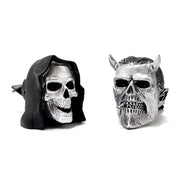 Death Skull Aromatherapy Plugin Resin Ghost Mask Car mounted Aromatherapy Clip Decoration