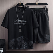 Men Shorts Sets Customized Men Summer Shirt Short Sets Beach short sleeve T-shirt and shorts suit