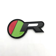 The Jaguar R badge is suitable for Jaguar XF modification, XKR badge, XJL rear tailgate badge, metal sticker, R-shaped badge