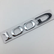 Suitable for Tesla MODEL3 S X Y 75D 85D 90D 100D displacement tail label metal car sticker