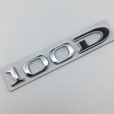 Suitable for Tesla MODEL3 S X Y 75D 85D 90D 100D displacement tail label metal car sticker