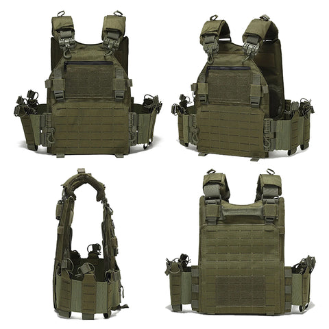 Multi-functional outdoor training vest: MOLLE expansion, quick release, waterproof and wear-resistant.