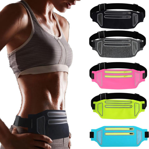 Invisible Running Waist Bag Outdoor Sports Waist Bag Yoga Phone Bag Marathon Running Multi functional Fitness Bag Equipment