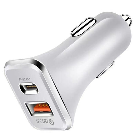 PD car charger TYPE-C fast charging car charging head CE certified 18W charger QC3.0