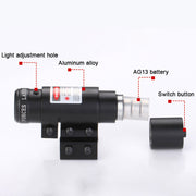 Mini Infrared Laser Sight Adjustable Red Laser Sight Up And Down, Left And Right, Card Slot Width Interchangeable