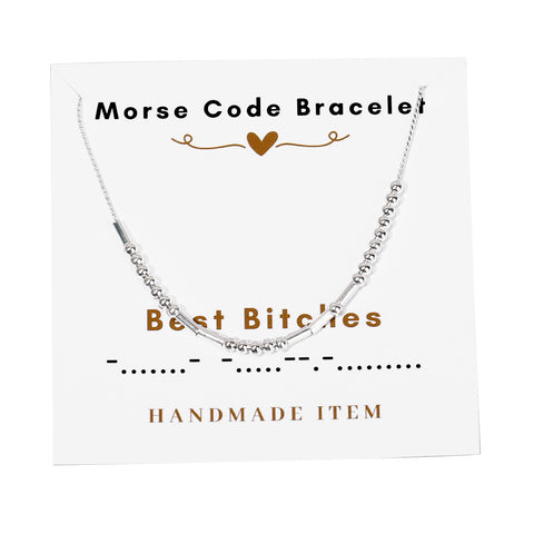 Morse code necklace alphanumeric couple personalized collarbone chain necklace