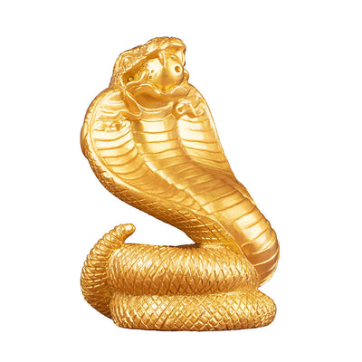 2025 Snake Year Resin Snake Decoration, Chinese Style Desktop Lucky Ornament